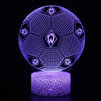 Football 3D Illusion LED Lamp - Night Light - Gift