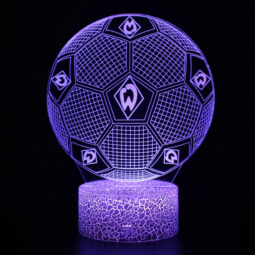 Football 3D Illusion LED Lamp - Night Light - Gift