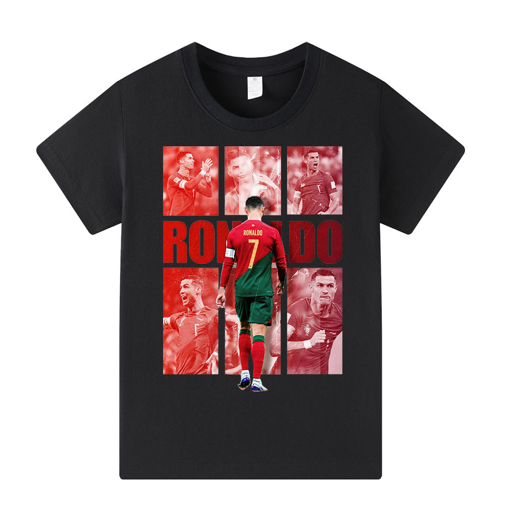 Ronaldo Kids Football T-Shirt - Portugal