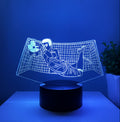 Football 3D Illusion LED Lamp - Night Light - with Remote