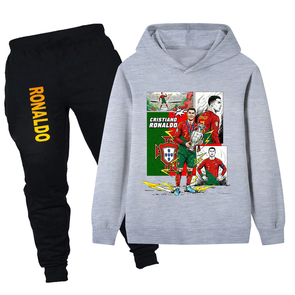 Cristiano Ronaldo Kids Football Tracksuit - Portugal - Soft