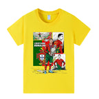 Cristiano Ronaldo Kids Football T-Shirt - Portugal - Comfy