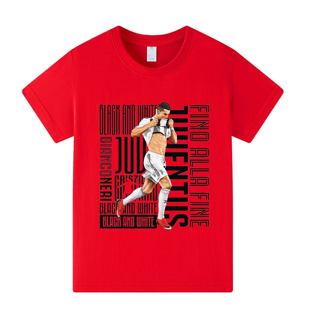 Ronaldo Kids Football T-Shirt - Juventus