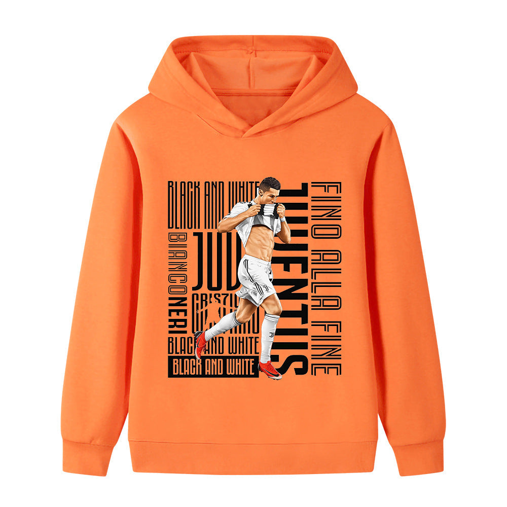 Ronaldo Kids Football Hoodie - Juventus - Soft