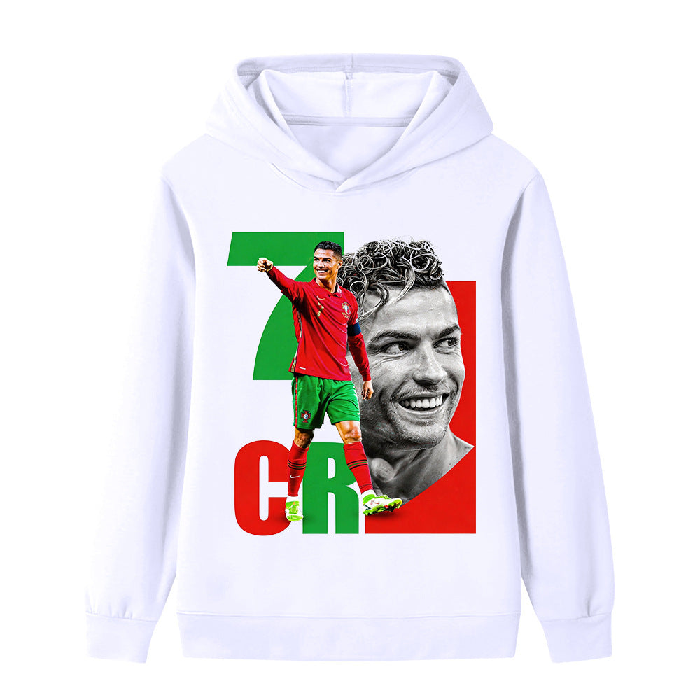 Cristiano Ronaldo Kids Football Hoodie - Portugal - Soft