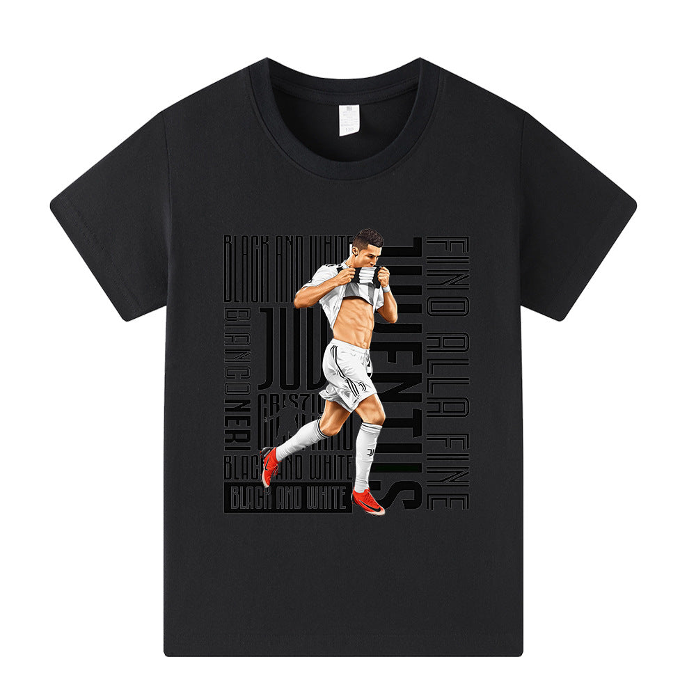 Ronaldo Kids Football T-Shirt - Juventus