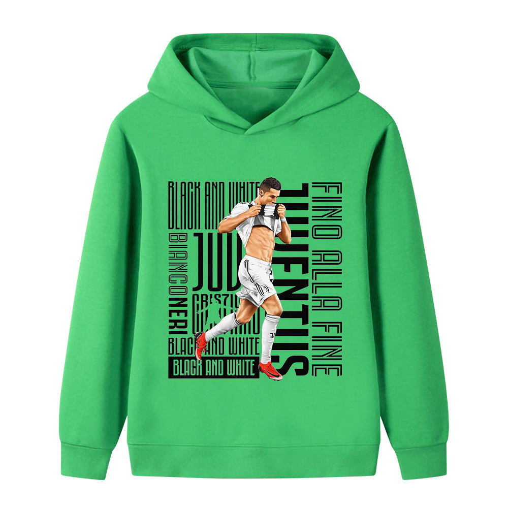Ronaldo Kids Football Hoodie - Juventus - Soft
