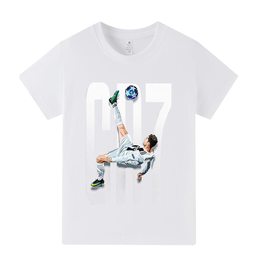 Ronaldo Kids Football T-Shirt - Lightweight
