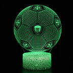 Football 3D Illusion LED Lamp - Night Light - Gift