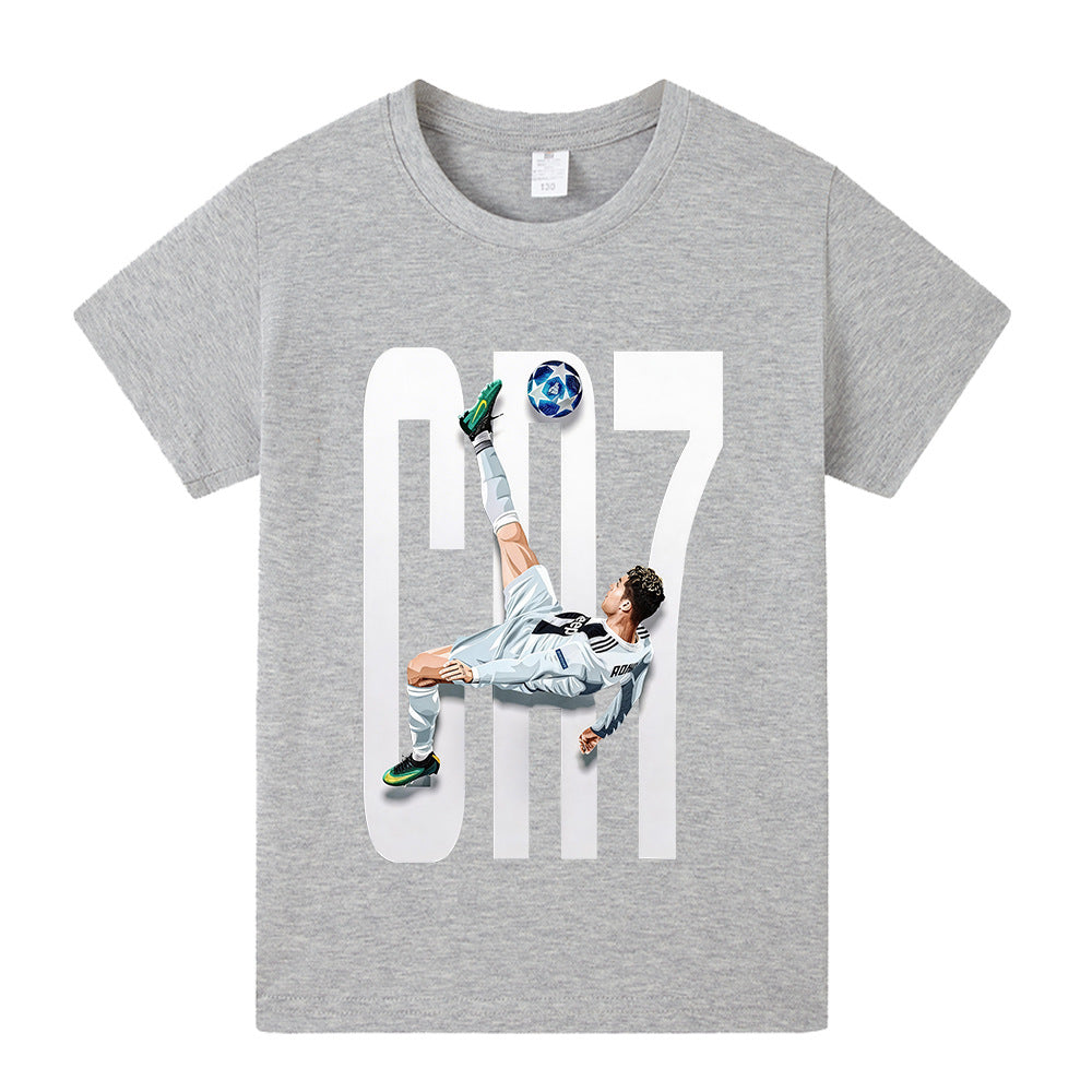 Ronaldo Kids Football T-Shirt - Lightweight