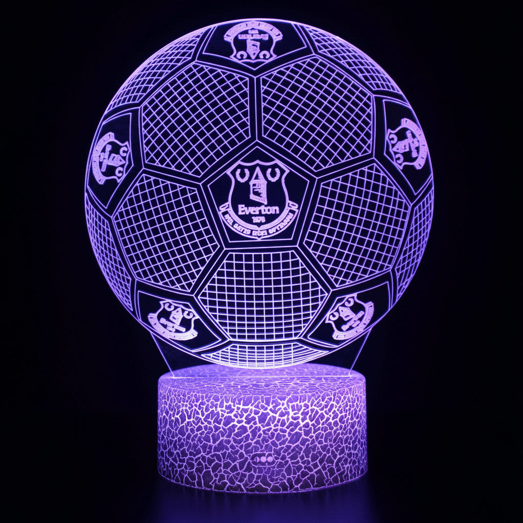 Football 3D Illusion LED Lamp - Night Light - Gift