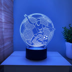 Football 3D Illusion LED Lamp - Night Light - USB