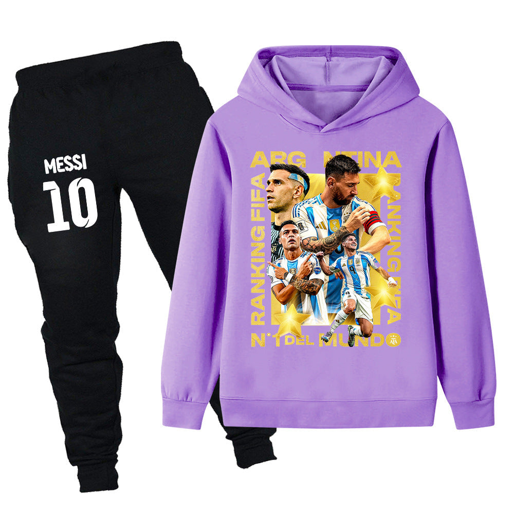 Lionel Messi Kids Football Tracksuit - Argentina - Soft