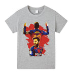 Lionel Messi Kids Football T-Shirt - Barcelona