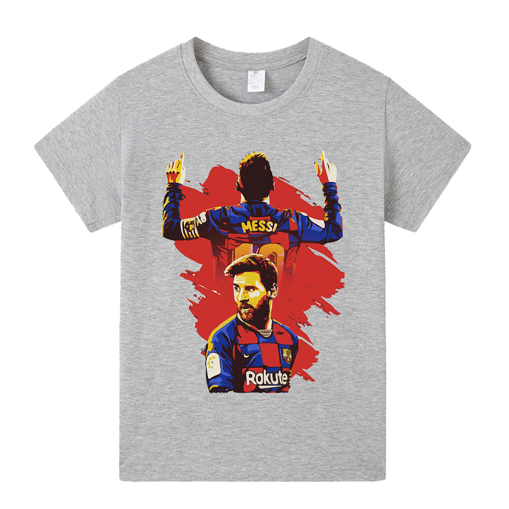 Lionel Messi Kids Football T-Shirt - Barcelona