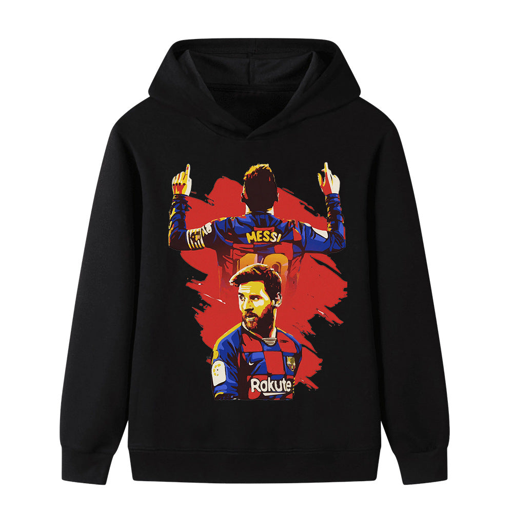 Lionel Messi Kids Football Hoodie - Barcelona
