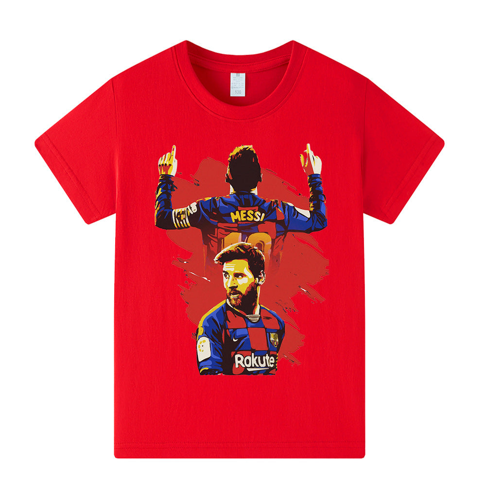 Lionel Messi Kids Football T-Shirt - Barcelona