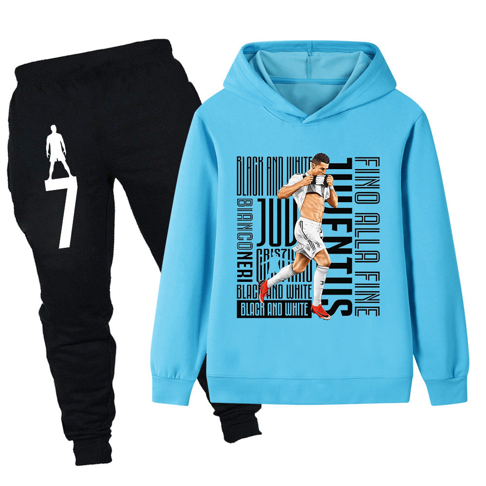 Cristiano Ronaldo Kids Football Tracksuit - Juventus