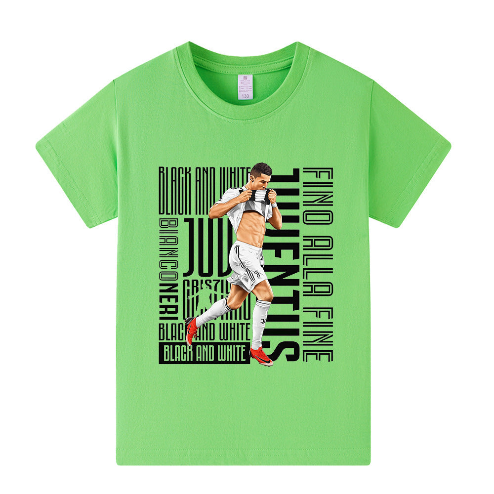 Ronaldo Kids Football T-Shirt - Juventus