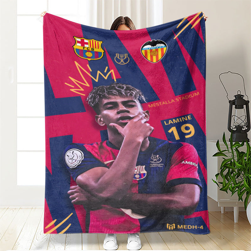 Football Blanket - Lamine Yamal