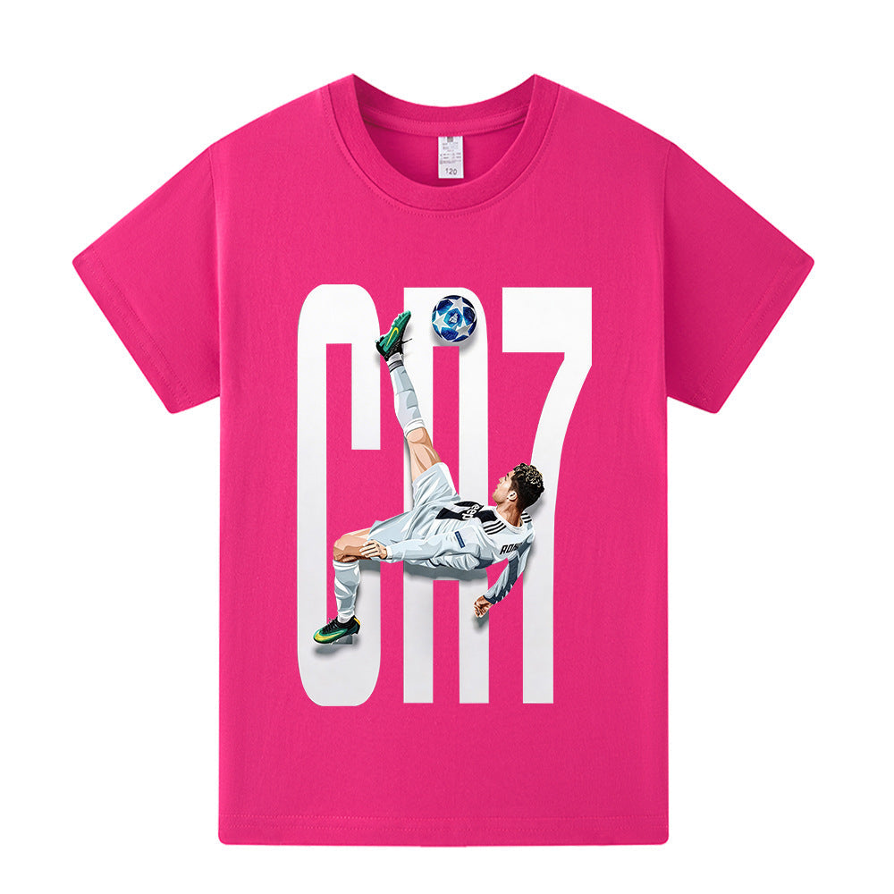 Ronaldo Kids Football T-Shirt - Lightweight