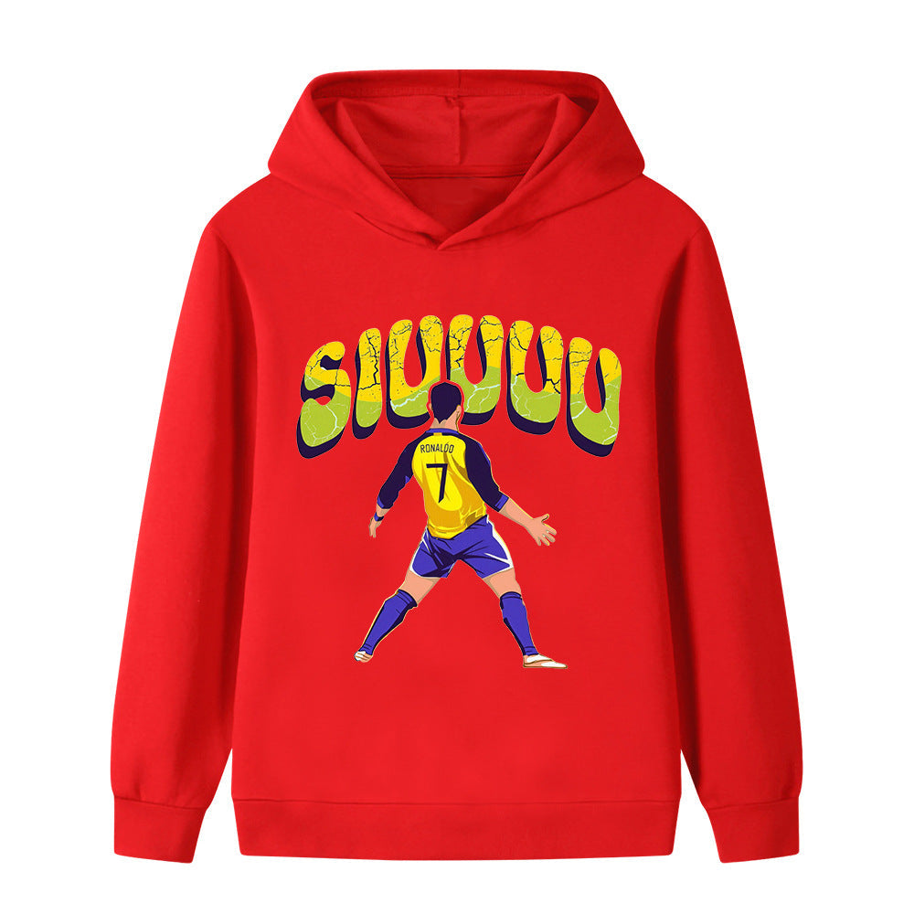 Cristiano Ronaldo Kids Football Hoodie - Cool Design