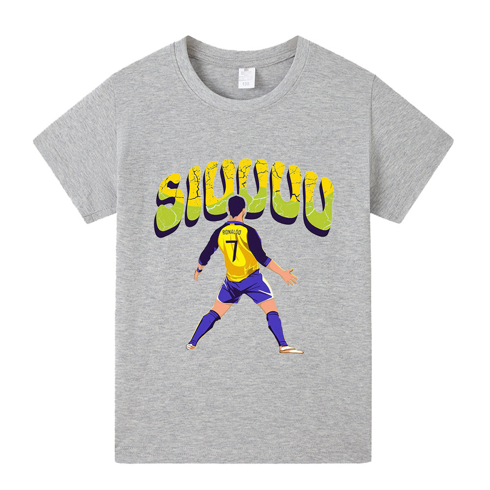 Cristiano Ronaldo Kids Football T-Shirt - Cool Design
