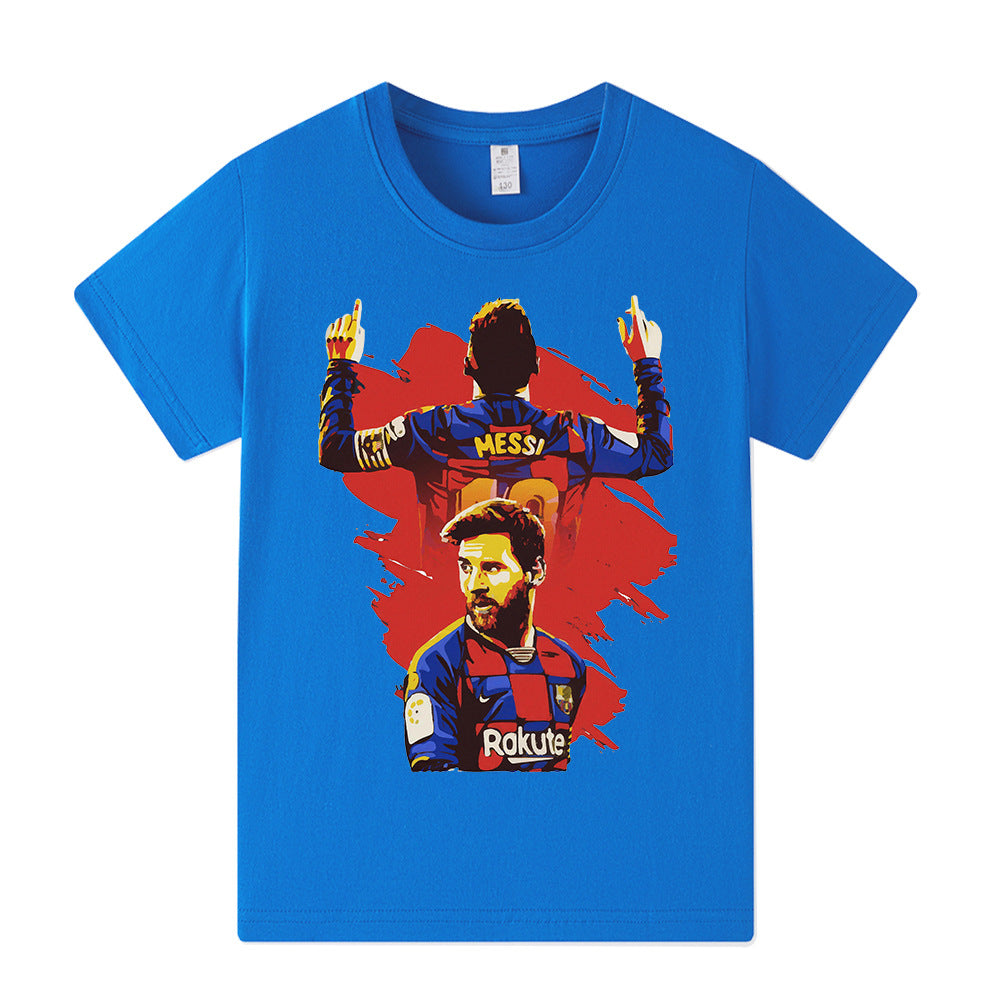 Lionel Messi Kids Football T-Shirt - Barcelona