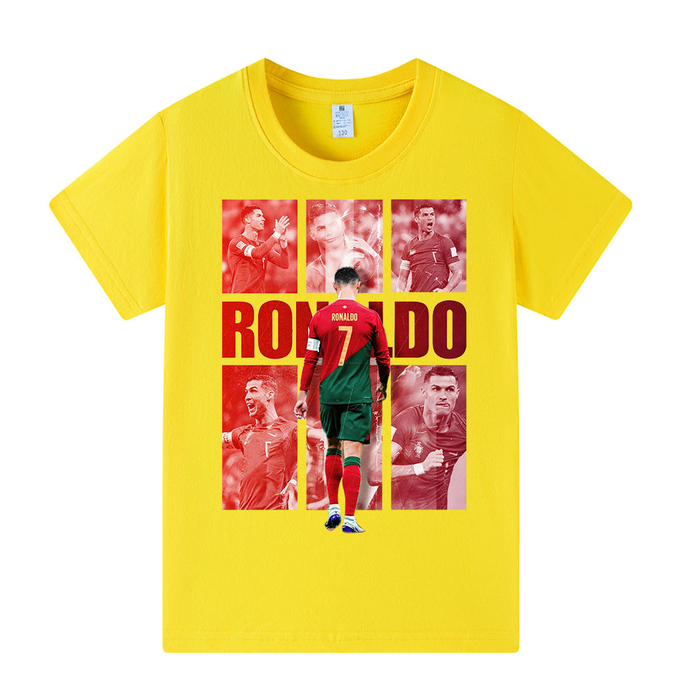 Ronaldo Kids Football T-Shirt - Portugal