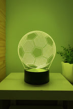 Football 3D Illusion LED Lamp - Night Light - Night Light