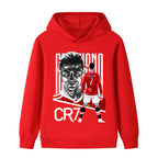 Cristiano Ronaldo Kids Football Hoodie - Manchester United - Soft