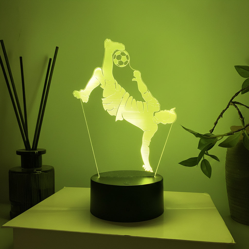 Football 3D Illusion LED Lamp - Night Light - USB