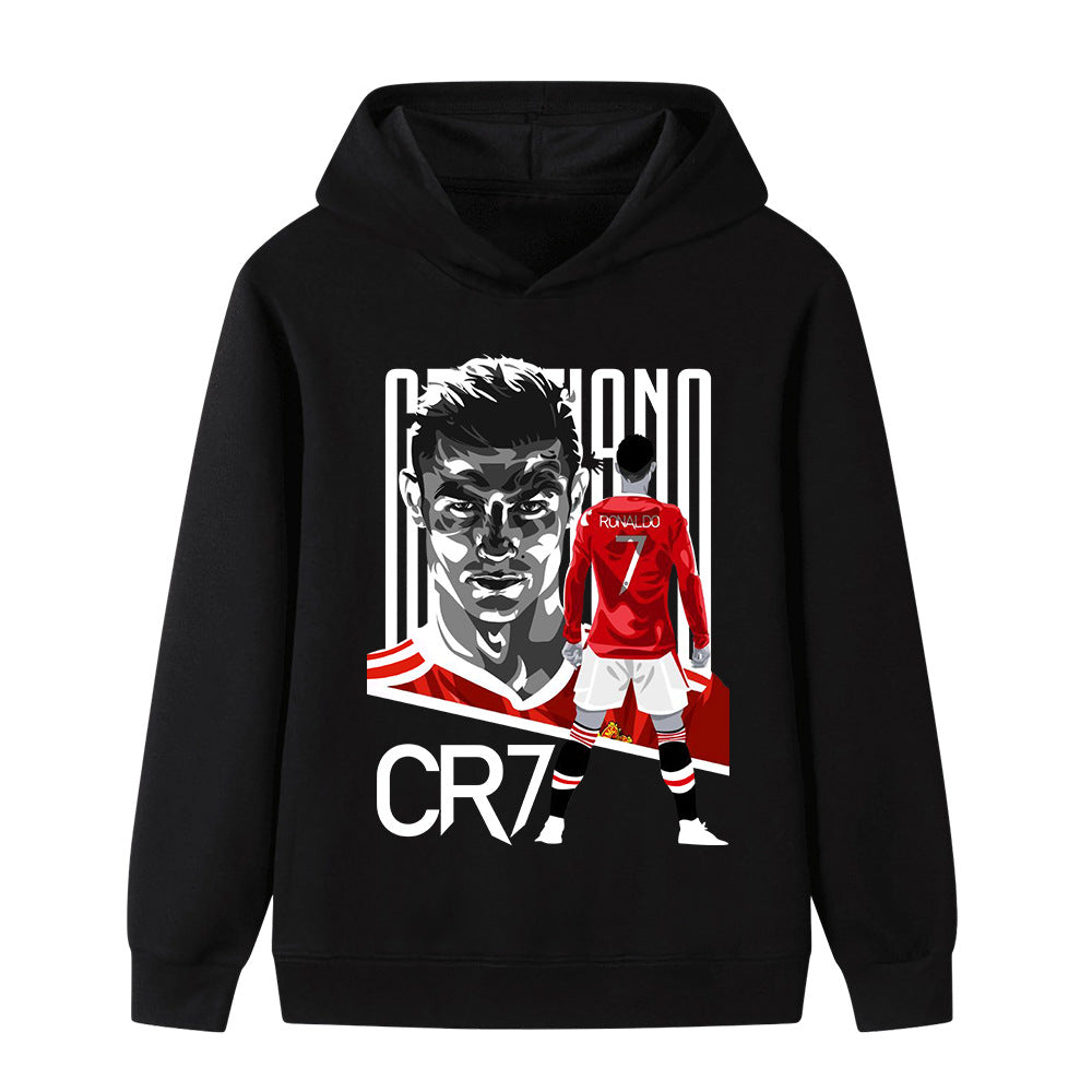 Cristiano Ronaldo Kids Football Hoodie - Manchester United - Soft