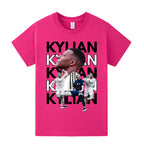 Kylian Mbappé Kids Football T-Shirt - Comfy