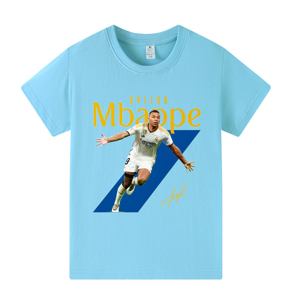 Kylian Mbappé Kids Football T-Shirt - Sporty