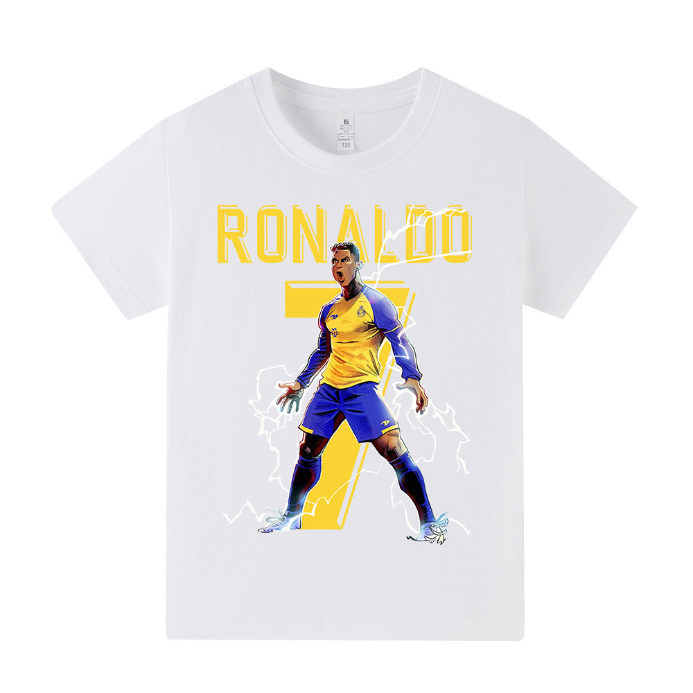 Ronaldo Kids Football T-Shirt - Al Nassr