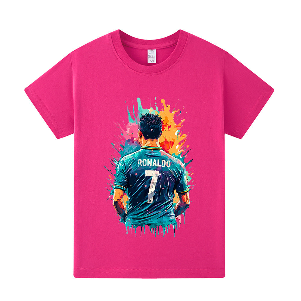 Ronaldo Kids Football T-Shirt - Cool Design