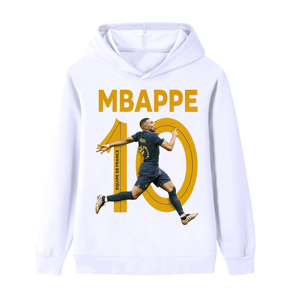 Kylian Mbappé Kids Football Hoodie - Sporty