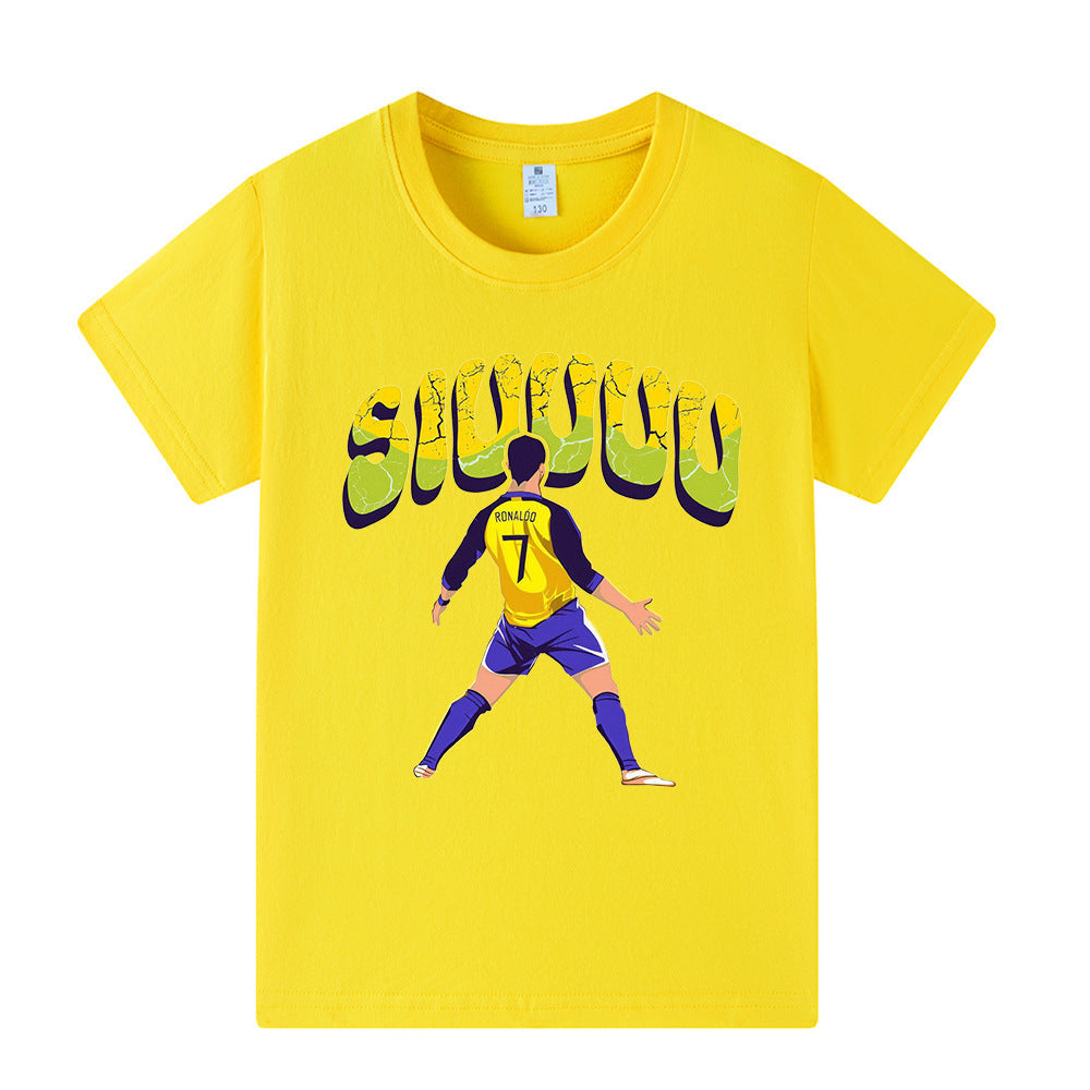 Cristiano Ronaldo Kids Football T-Shirt - Cool Design