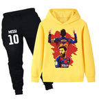 Lionel Messi Kids Football Tracksuit - Barcelona