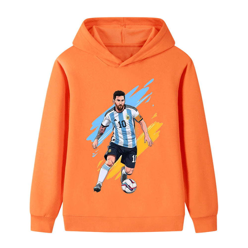 Lionel Messi Kids Football Hoodie - Soft