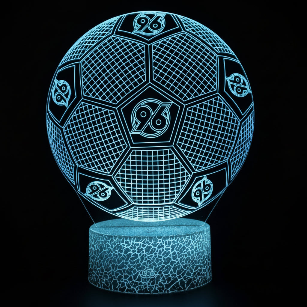 Football 3D Illusion LED Lamp - Night Light - Gift