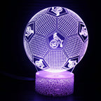 Football 3D Illusion LED Lamp - Night Light - Gift