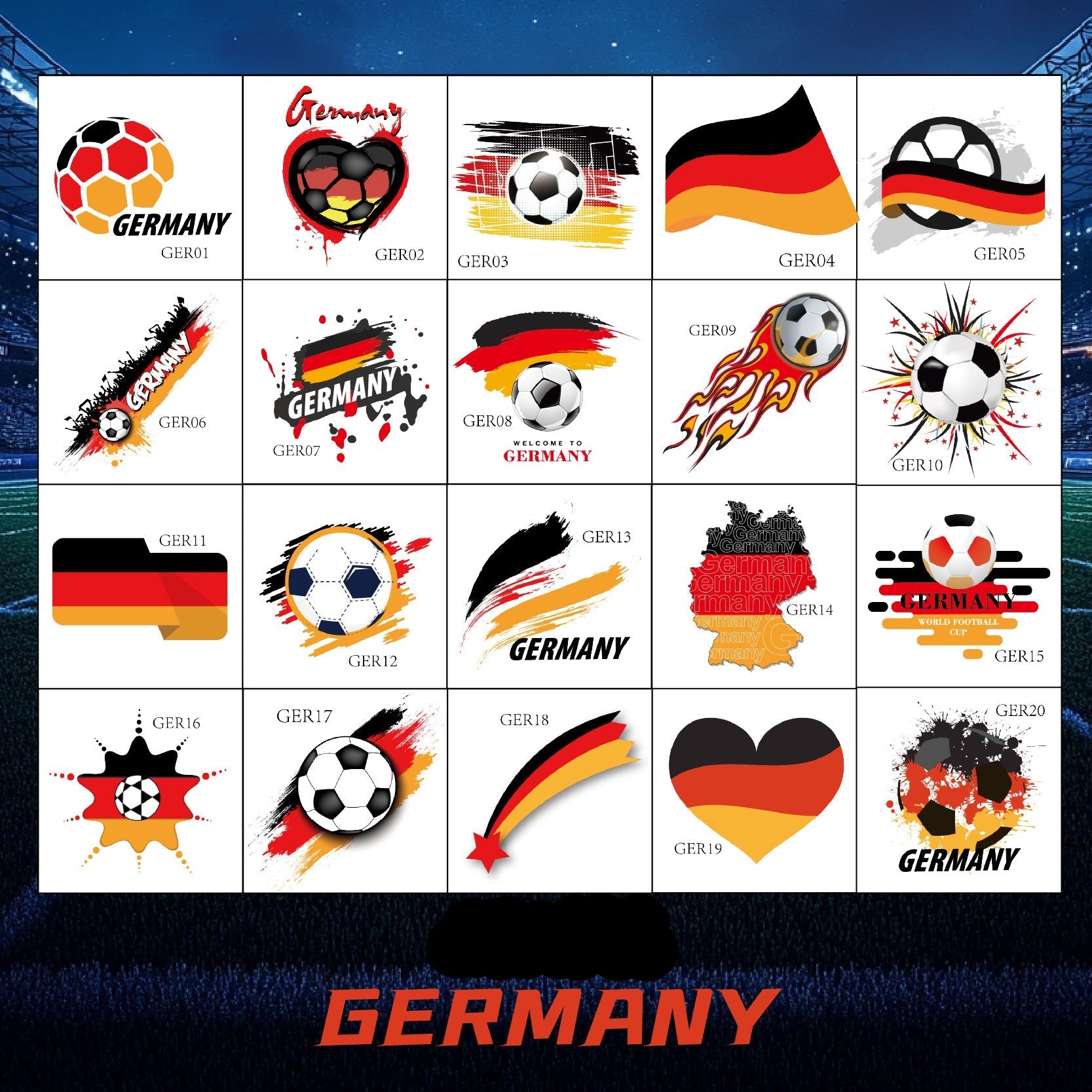 Football Stickers - Germany