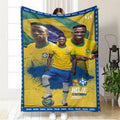 Football Blanket - Brazil