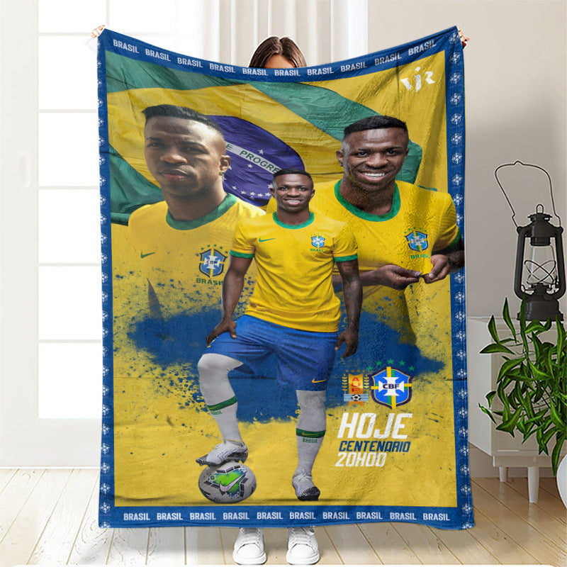 Football Blanket - Brazil