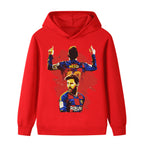Lionel Messi Kids Football Hoodie - Barcelona
