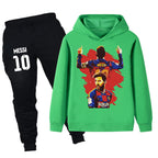 Lionel Messi Kids Football Tracksuit - Barcelona