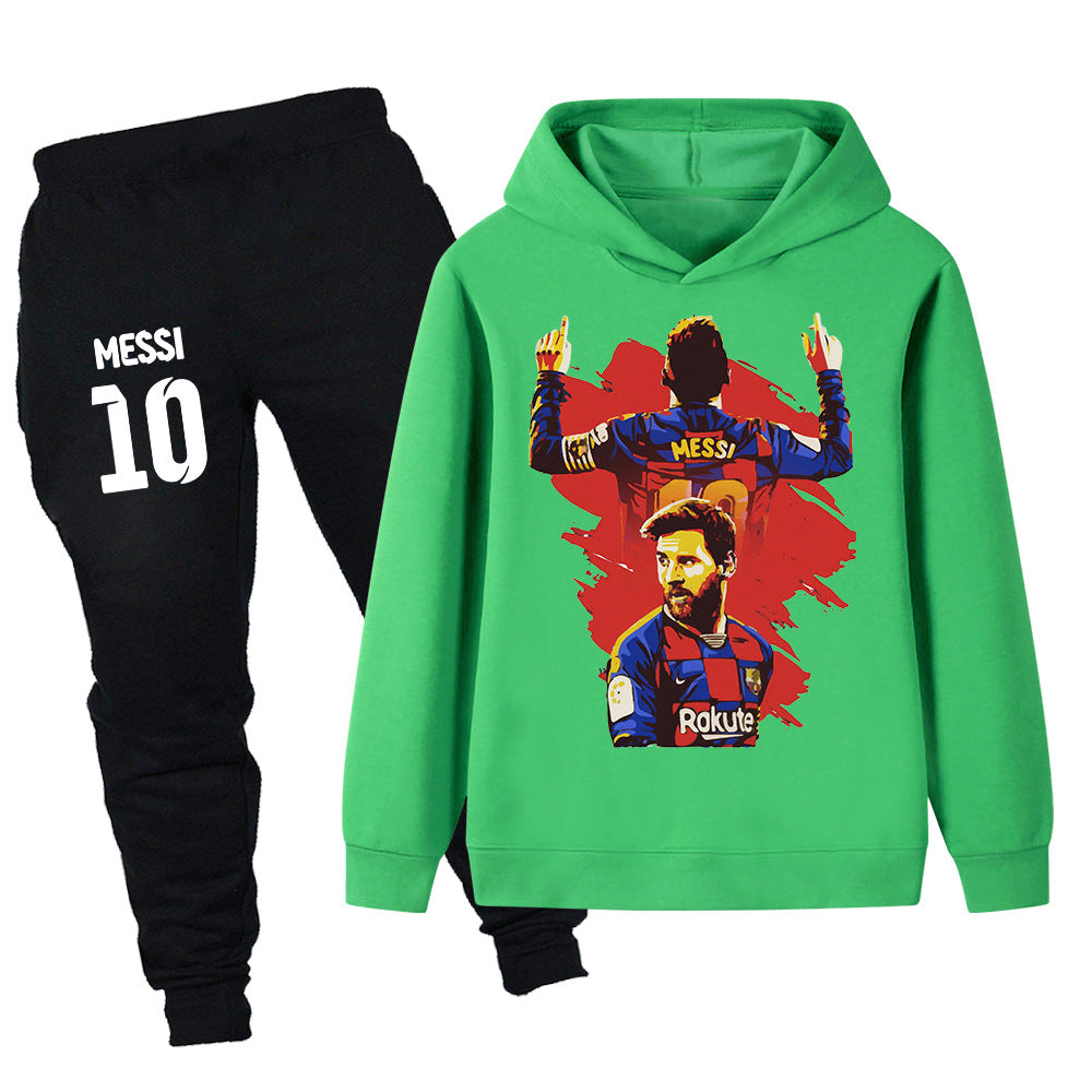 Lionel Messi Kids Football Tracksuit - Barcelona