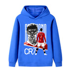 Cristiano Ronaldo Kids Football Hoodie - Manchester United - Soft